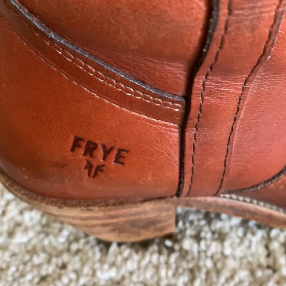 Frye boots Vintage 1970s cognac authentic leather - Picture 4 of 11